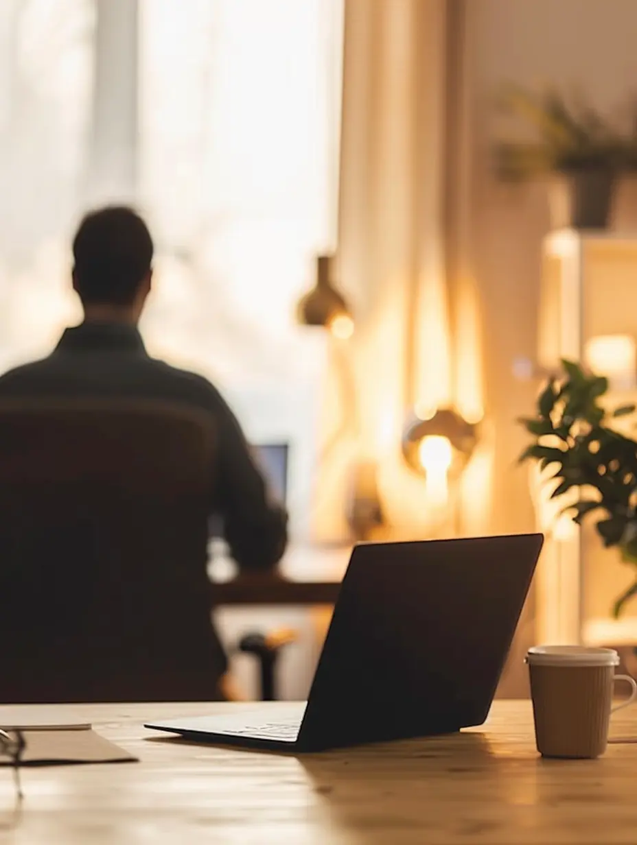 Espace de travail de Sébastien Munoz, directeur artistique et créateur de sites internet à Marion-Design